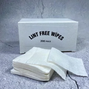 Fiber-free nail polish remover pads in a box (200 pcs)